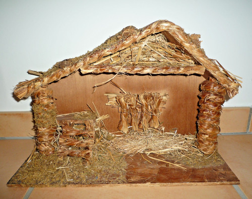 Weihnachtskrippe krippenstall - weihnachtskrippe,