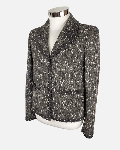 Chanel blazer grau meliert - blazer,