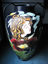 Bodenvase, dunkelblau