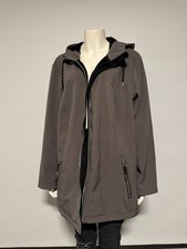 Ulla Popken Damen Fleecejacke Schwarz Gr.50/52, weich & warm – gebraucht