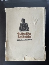 Plattdeutsche Sprichwörter in