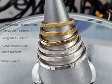 Sterling Silber 925 Ring schlicht 2mm breit flachrund auch diamantiert/vergoldet