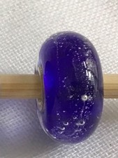 Orig. Trollbeads Glas „Milchstrasse“, Silber, ungetragen