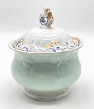 Antiker Zuckertopf MEISSEN Porzellan Deckeldose Dose Zuckerdose Zucker Topf