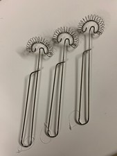 1 Stk  Spiralbesen Rührbesen Soßen Quirl Schneebesen Edelstahl Weis 26cm