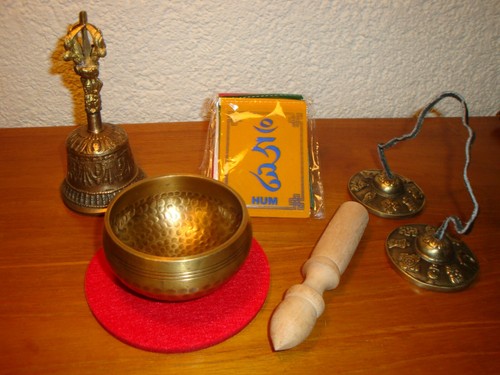 Meditation set klangschale - set,