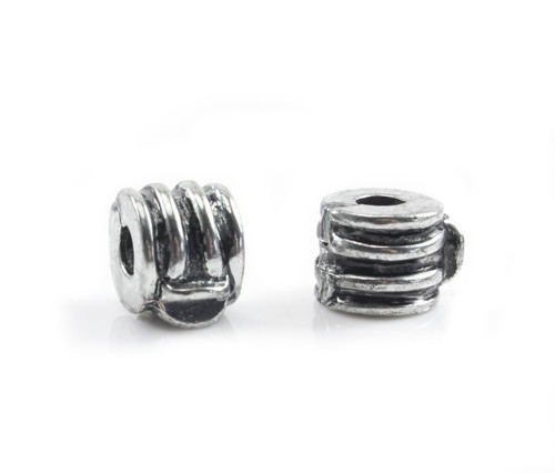 Metallperlen clip antik - 2,