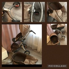 STOKKE Xplory, Farbe Braun, Kombikinderwagen 2015 mit Zubehör
