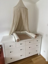 IKEA Hemnes größ mit 8 Schubladen mit Wickeltischaufsatz, Wickelkomode Kommode