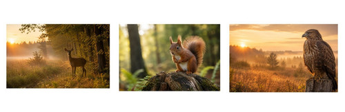 Waldzauber naturposter set - waldzauber, a4