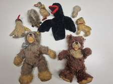 Steiff Tiere Konvolut ca. 1955-1970