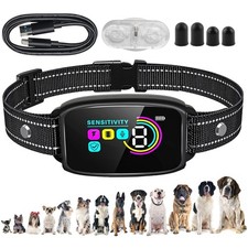 Hunde-Antibellhalsband Smart – 8 Stufen, IP67 wasserdicht, LED-Farbdisplay 