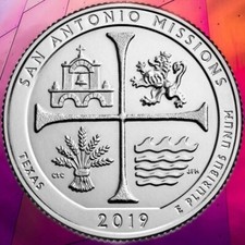 Quarter  Dollar Texas  2019 D