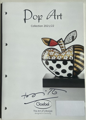 Romero britto signiert - signiert, katalog