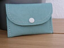 Geldbeutel klein Karten Portemonnaie NEU 3 Fächer Handmade echt LEDER