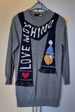 ✨️Longpullover/Stiefelkleid ~ mit Motiv ~ Grau ~ Gr. 38 ✨️