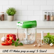 Multifunktions-Manueller Küchenzerkleinerer - Tragbare Gemüse- & Obstmaschine mit...