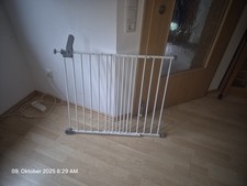 Türschutzgitter für Baby, Ausziehbar, Tür Treppengitter, Treppenschutzrollo