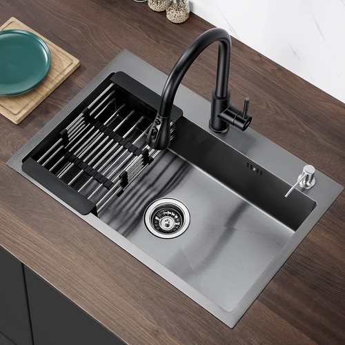 Stainless steel sink single - stainless,