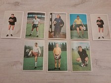 8x Sammelbilder FUSSBALL 1967 68 Seeler Beckenbauer Bergmann Sportbild Sammel 