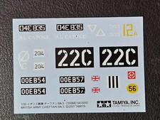 Chieftain MK.5 - Decals   -  1:35 - Tamiya