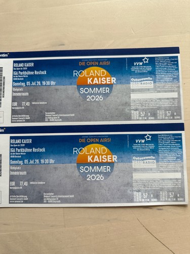 Roland kaiser tickets für - kaiser, 2