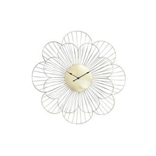 Wanduhr DKD Home Decor Blume