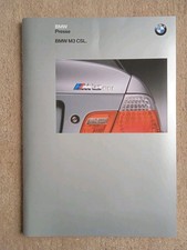 BMW M 3 E46 CSL Pressemappe *rar*