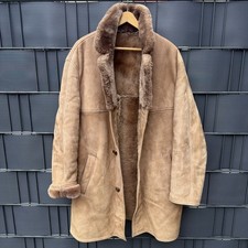 Herren echt Lammfell Mantel