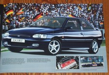 1995 Ford Escort RS 2000 F1-Edition Prospekt brochure n Fiesta Mondeo