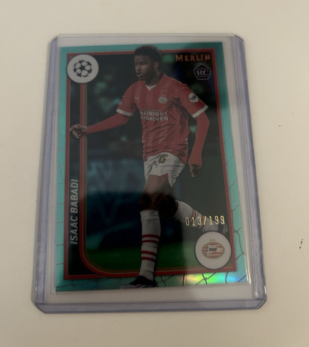 Topps merlin ucl isaac babadi - topps,