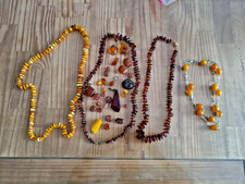 220 gramm Bernstein konvolut Bernstein Kette+ Armband, Anhänger +Ohrringe