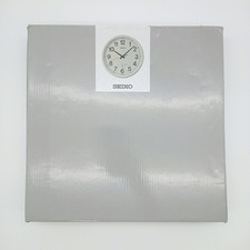 Seiko Wanduhr Kunststoff weiß