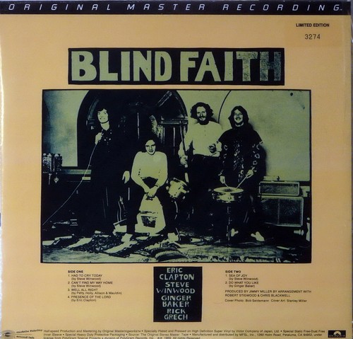 Blind faith mfsl - faith, 1-186