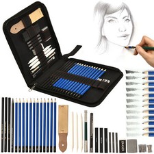 Skizzierstifte Set Zeichnen Bleistifte Skizzieren Zeichenstift Kohlestift 33 tlg