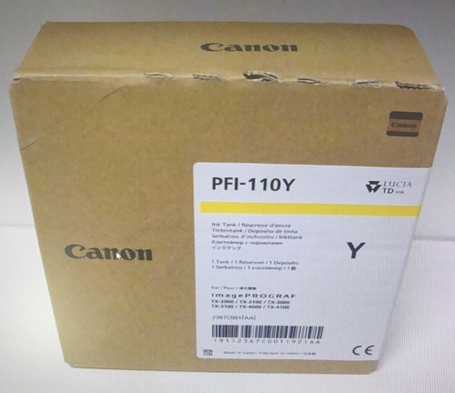 Original canon pfi 110y - canon, /