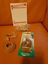 Heizungsrohrrosetten, Abdeckrosetten für 27mm / 3/4", AHORN massiv für Holzböden