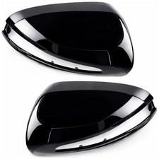 ABS Schwarz-Race Spiegelkappen