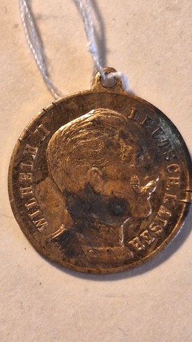 Kleine medaille wilhelm - wilhelm, ii