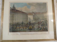 Eduard Gurk 7 Lithografien Krönung Ferdinand I Prag 1836 + Buch Krönungsreise