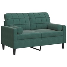 Sofa mit Zierkissen Couch Loungesofa Schlafsofa Polstersofa Stoff 9 Farbe Breite