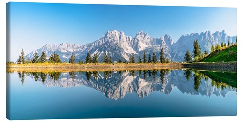 Leinwandbild wilder kaiser - wilder,