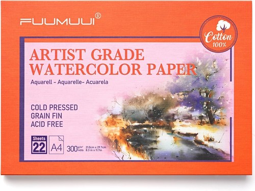 Aquarellpapier block 22 - aquarellpapier, a4