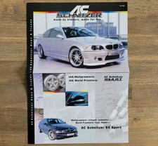 AC Schnitzer BMW S3 A.R.T. /S5/Z3 Prospekt/brochure/folleto/opuscolo/broszura 99