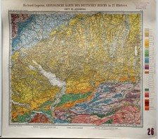 Lepsius: Geologische Karte des
