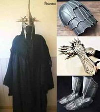Nazgul Hexenkönig voll, Herr der Ringe Rüstung Cosplay Halloween Kostüm