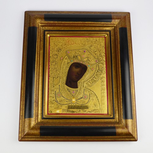 Ikone die goldene madonna - goldene,