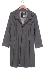 ERICH FEND Mantel Damen Jacke Parka Gr. EU 42 Schurwolle Kaschmir Grau #7rv5s9x