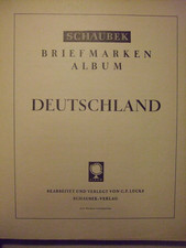 Briefmarkenalbum - Schaubek - Deutschland, BRD, Berlin, Zonen usw. - siehe Fotos