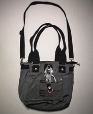 George Gina & Lucy Handtasche Y2K Grau mit Schultergurt